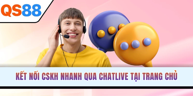 Hướng dẫn kết nối chăm sóc khách hàng QS88 qua chat trực tuyến
